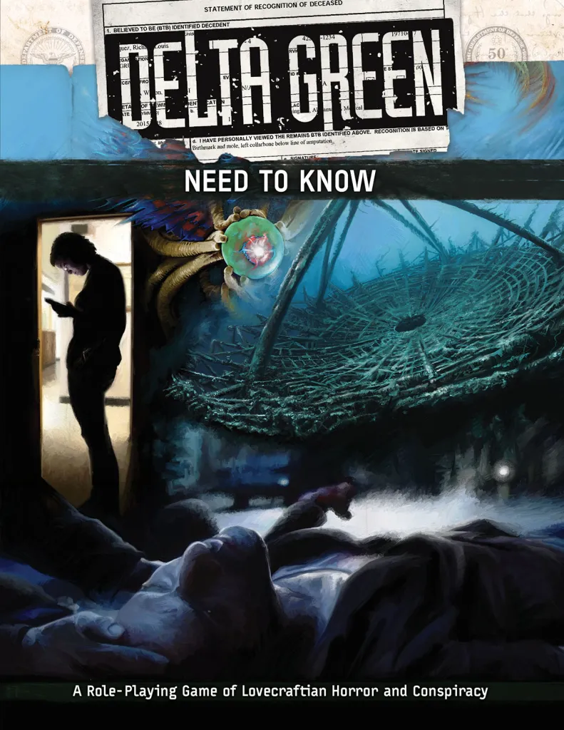 Delta Green: Need to Know is the quick-start rulebook and Handler’s screen for Delta Green: The Role-Playing Game. Download the quick-start rulebook and the character sheets from it, free: