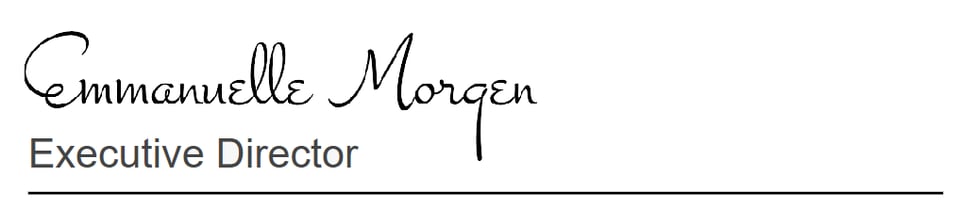 emmanuelle morgen executive director