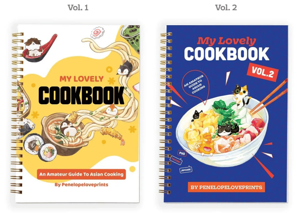 My Lovely Cookbook volumes 1 and 2