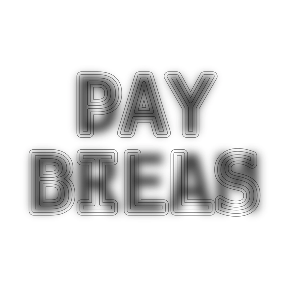 There's a font that spells two messages depending on how you look at it. The first letter of the message has a fuzzy dark "D" with the letter "P" superimposed over it in a thin-outlined font. Taken as a whole, the message reads "DAY DREAM" if you pay attention to the fuzzy letters in the background, and "PAY BILLS" if you pay attention to the thin outlined letters in the front.