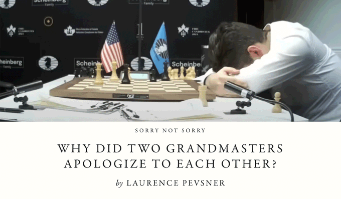 Why Did Two GrandMasters Apologize To Each Other?