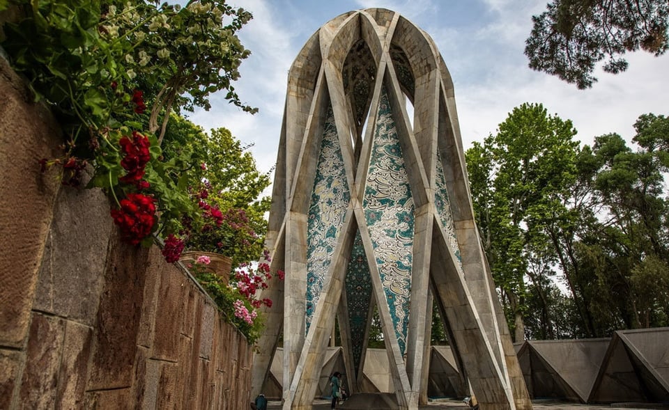 The tomb of Omar Khayyam