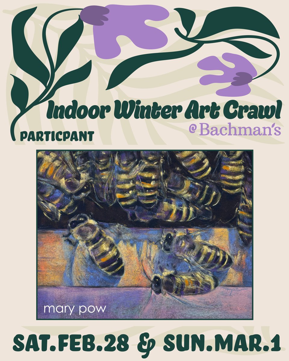 Indoor Winter Art Crawl at Bachman's graphic