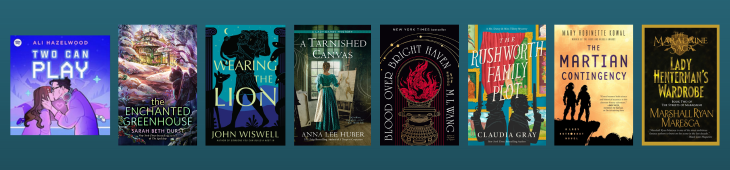 Banner with covers of the books listed below.
