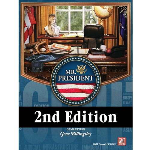 box for the board game Mr. President