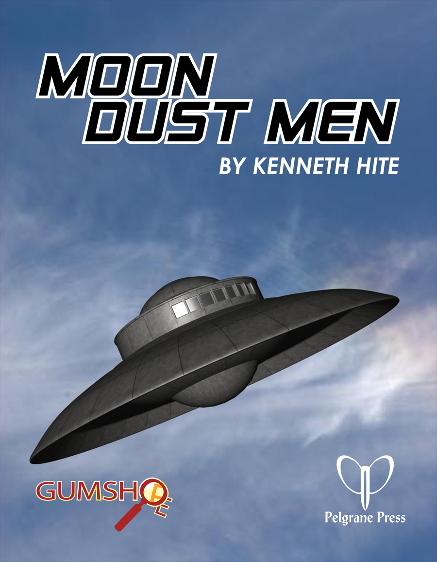 1950s looking UFO for Moon Dust Men