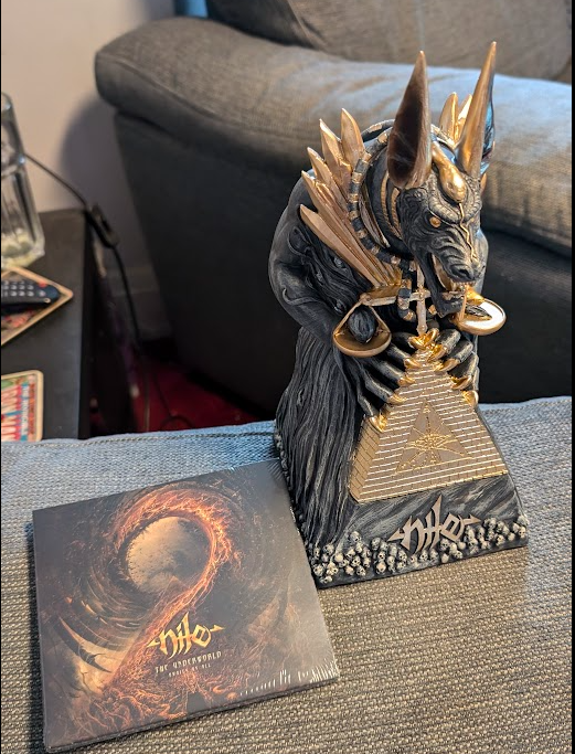 A photo of the CD copy of Nile's