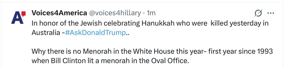 My post in honor of those Jews killed at Bondi Beach.