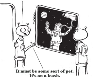 Aliens joking