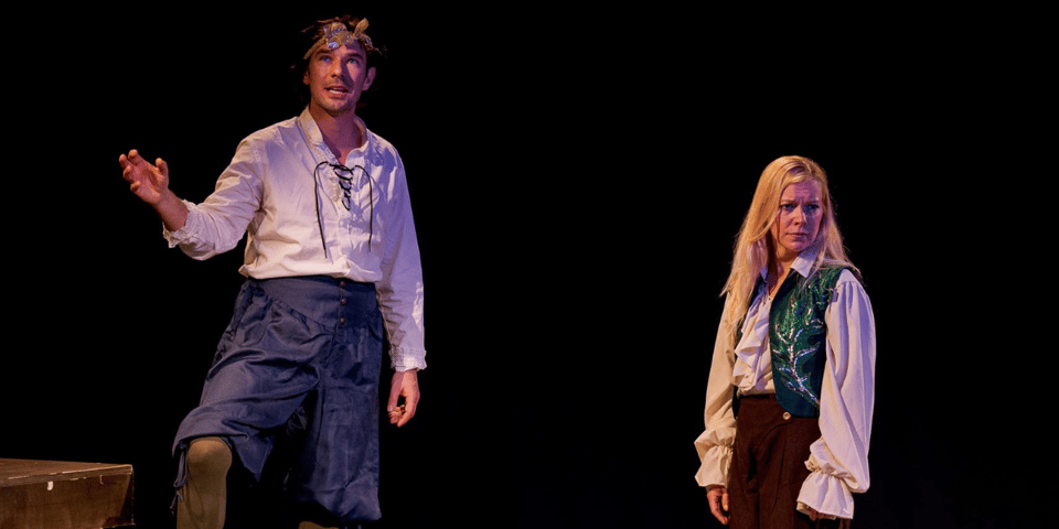 Ali and John in The Play's The Thing.