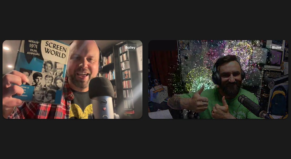 Guest Blake Howard with co-host Jason Bailey.