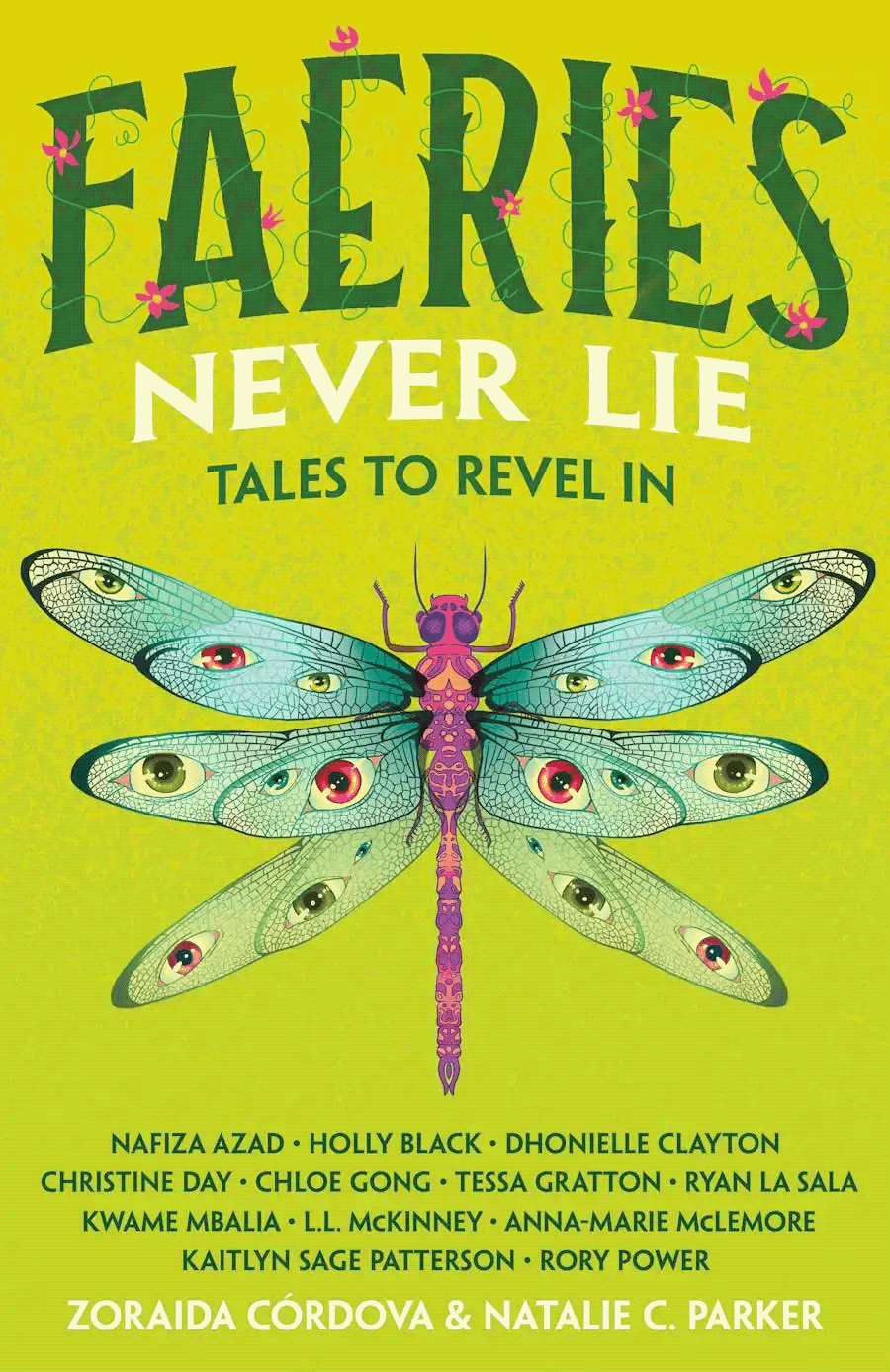 cover of FAIRIES NEVER LIE anthology with winking eyes