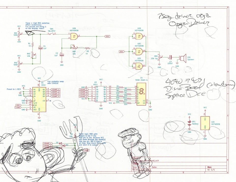 Very early schematic draft