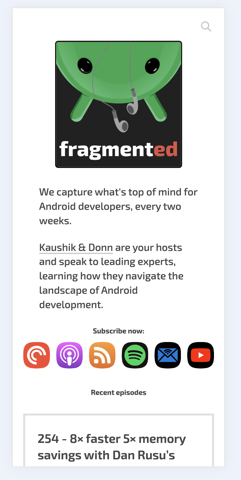 Website redesign
