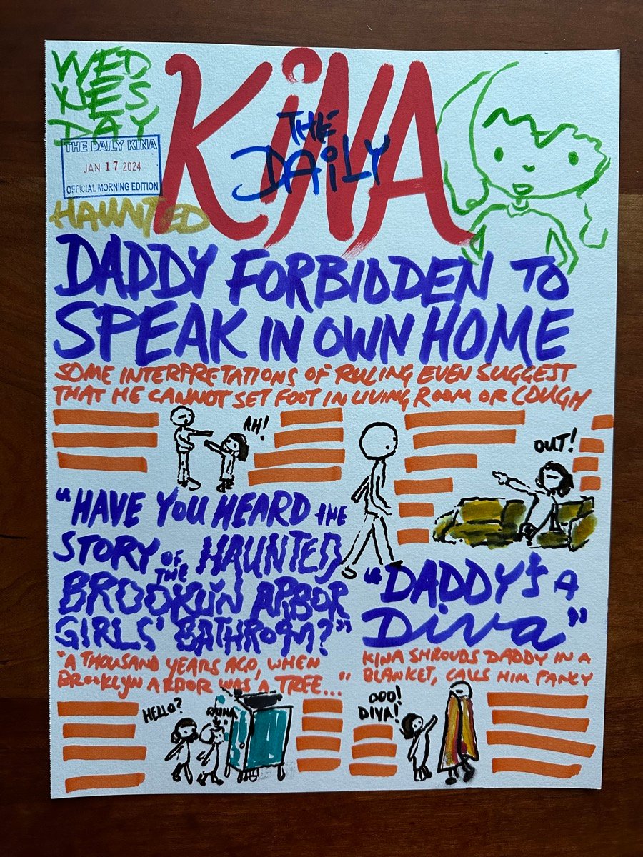 daddy forbidden to speak in his own home
