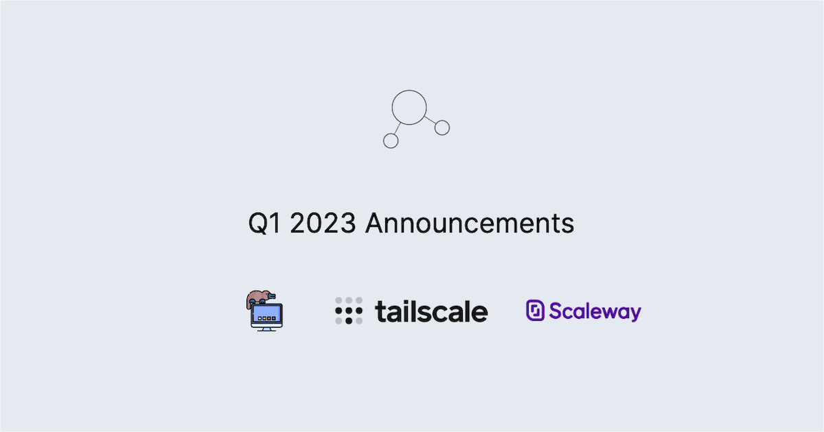 Q1 2023 Updates And Announcements