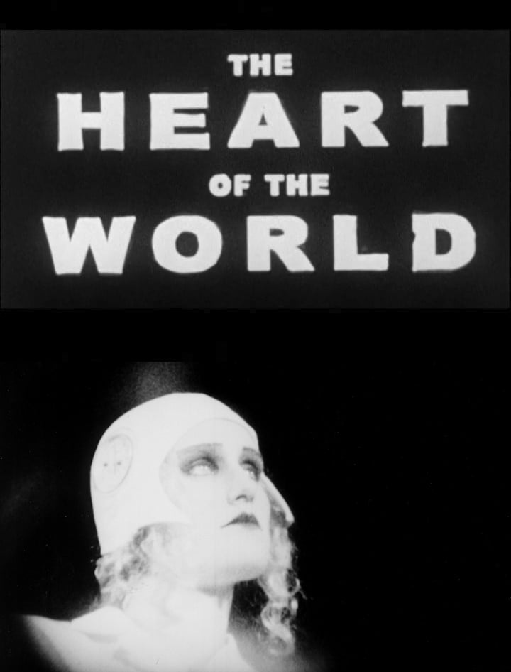 The young female scientist looks up into the darkness with sadness and fear in The Heart of the World