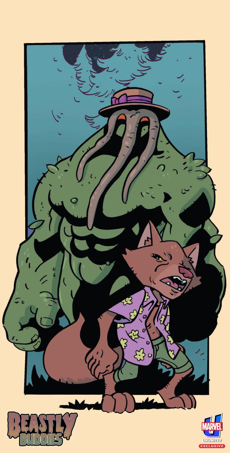 Beastly Buddies Cover Art by Armand Bodnar & KJ Diaz
