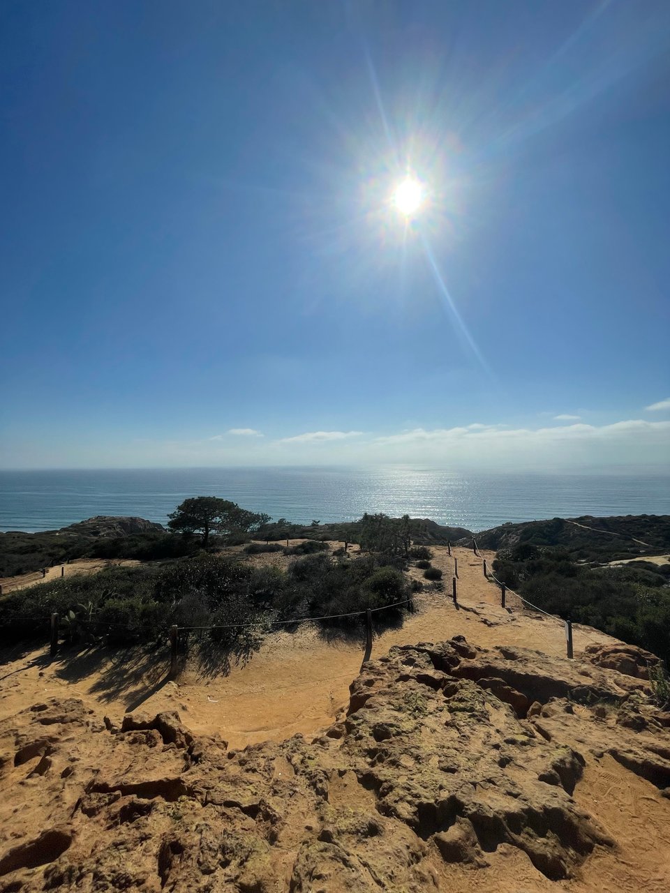 Ocean picture from the Torrey Pines Trail