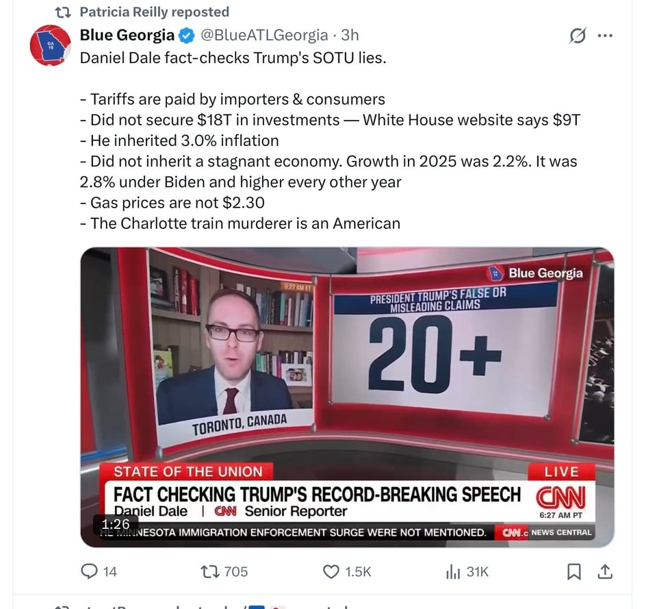 CNN shows Trump lies