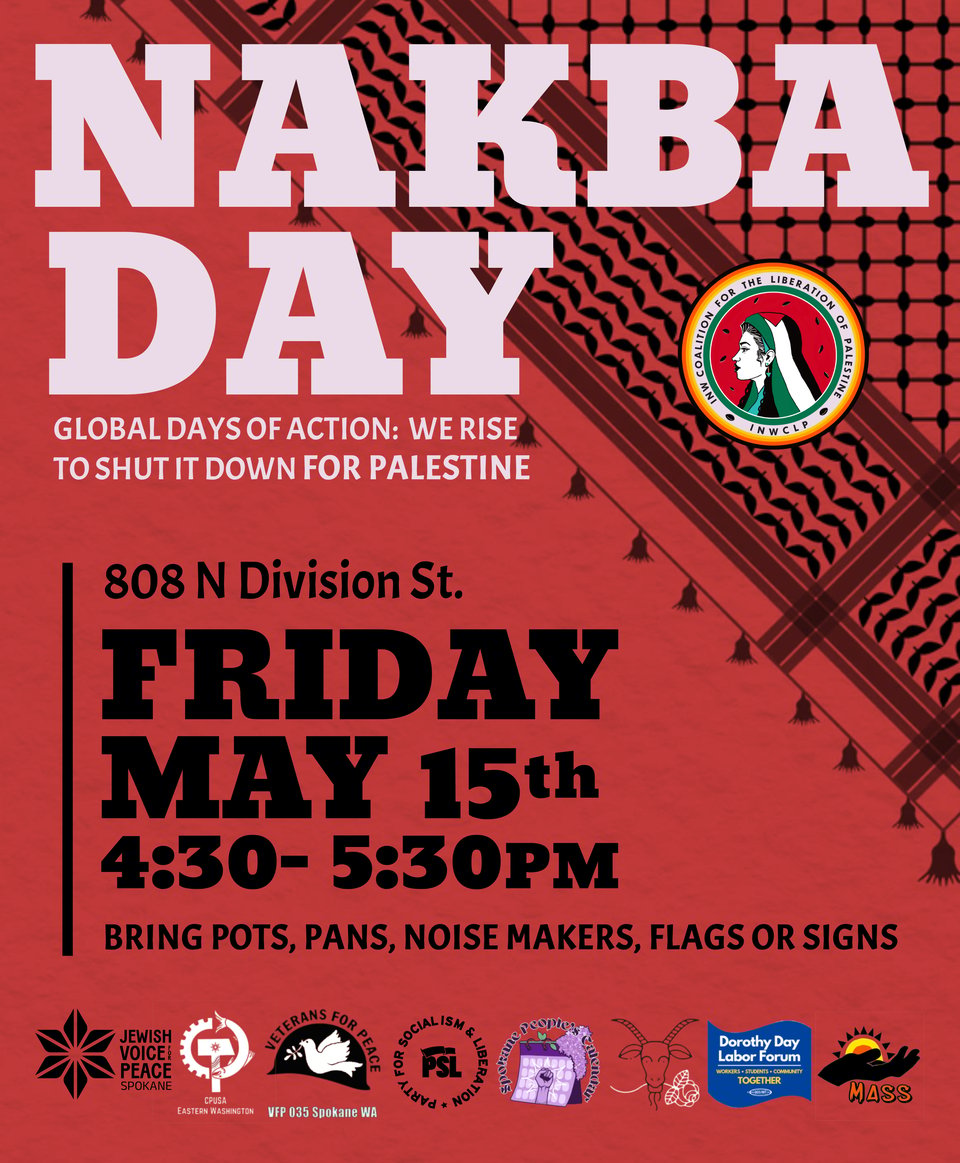 FRIENDLY REMINDER: NAKBA GLOBAL DAY OF ACTION THIS FRIDAY