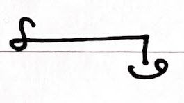 Teeline shorthand for "consider the words"