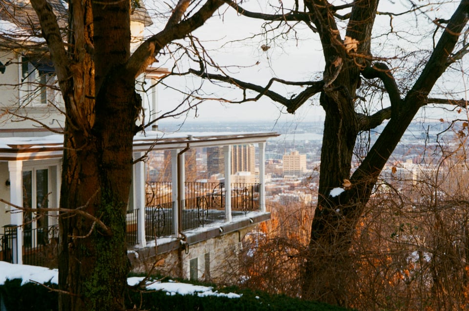 A view from Westmount in Montreal