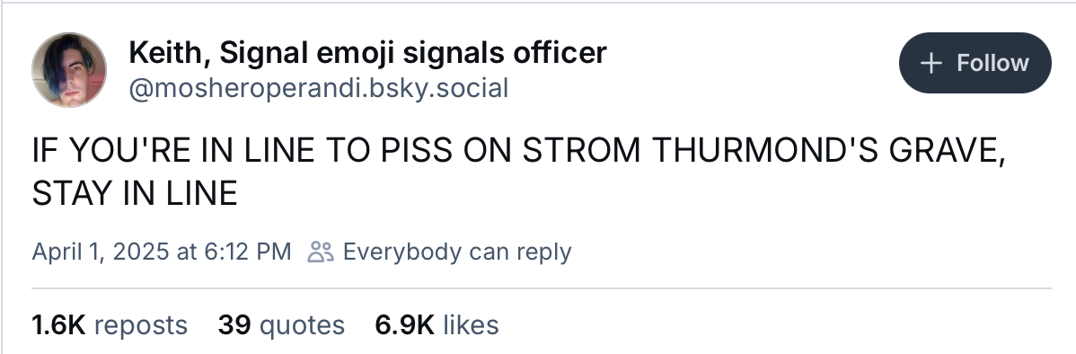 Wise words from Bluesky