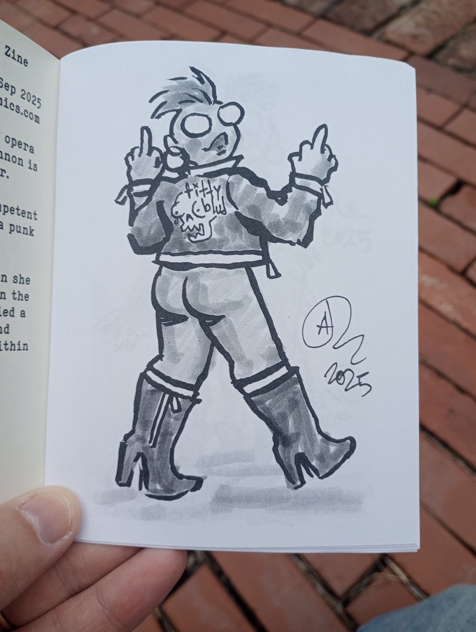 A page from Peek and Valleys