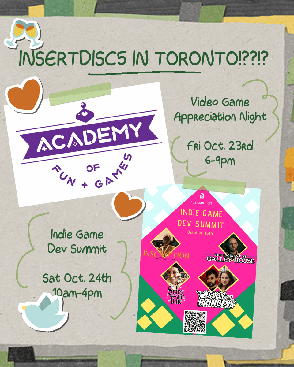 events in toronto this week (and ill be there)