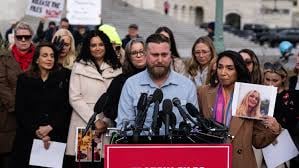 Sky Roberts and Amanda Roberts, his wife, are among the guests invited to attend the president’s annual speech to Congress. His sister Virginia Giuffre publicly accused Jeffrey Epstein of abuse.Credit...Tierney L. Cross/The New York Times