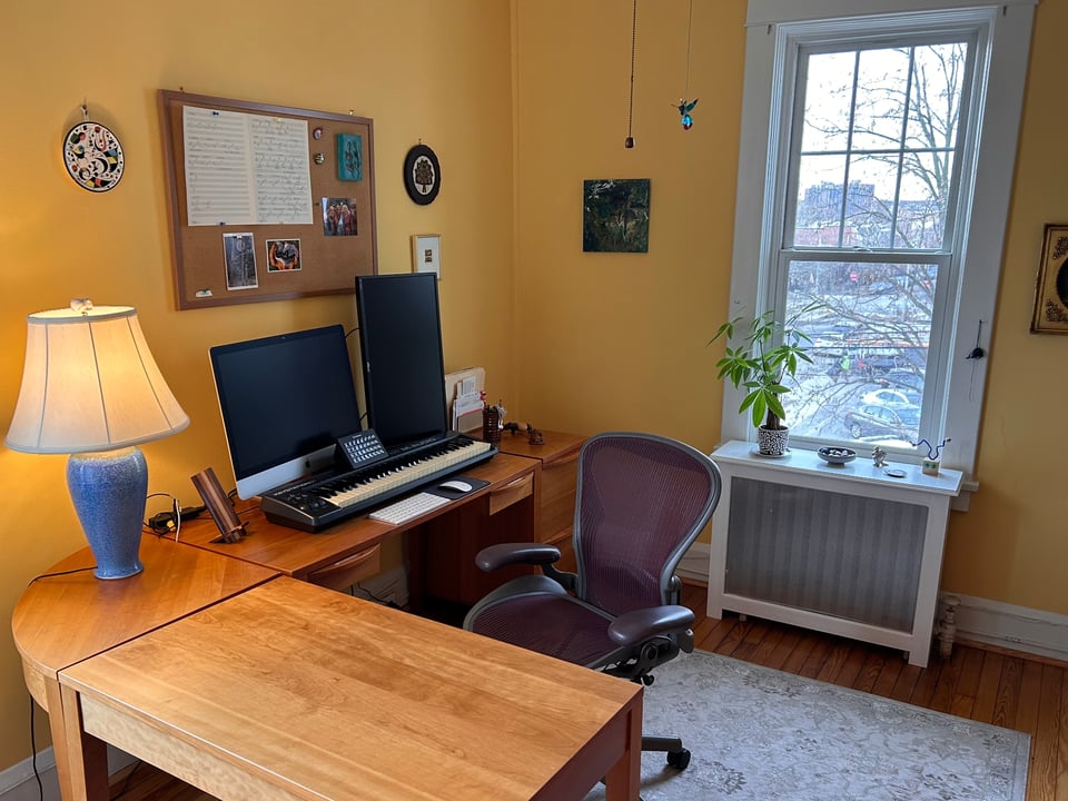 a home office