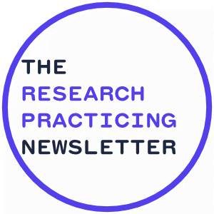 The Research Practicing newsletter logo