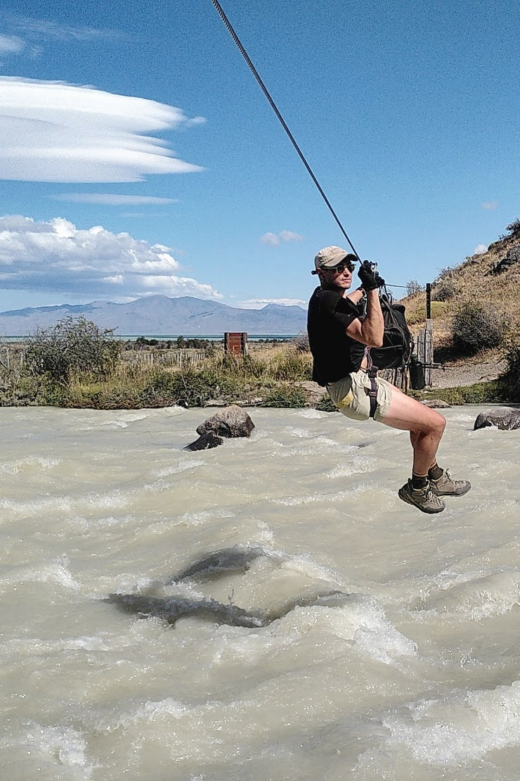 Zip line over the river