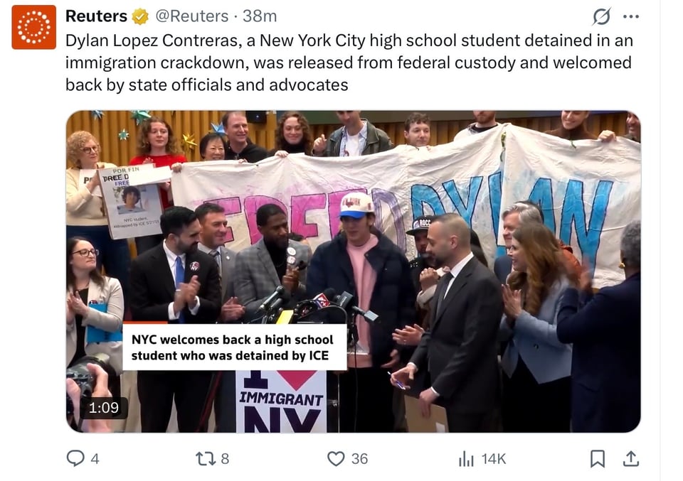 Mayor Mamdani is happening in NYC.