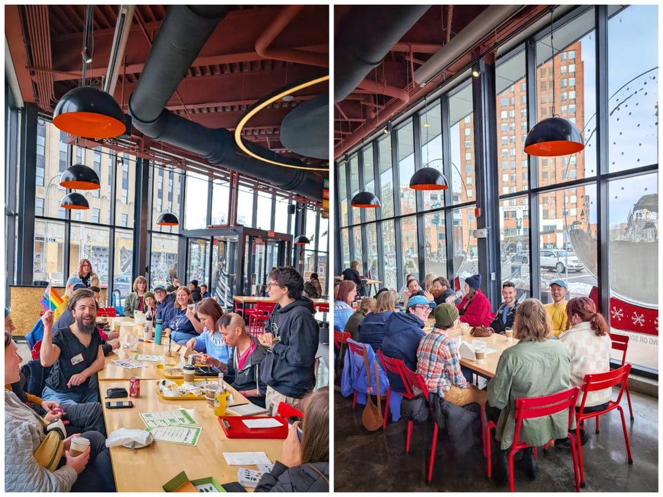 A few photos from our first Coffee Social at Salt City Market!