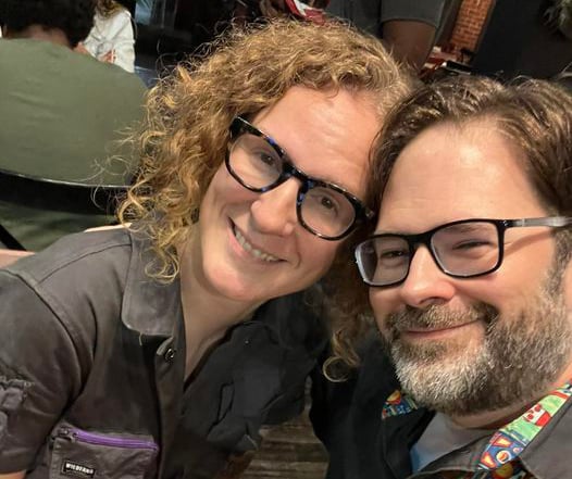 My wife Alice and me, smiling at the camera