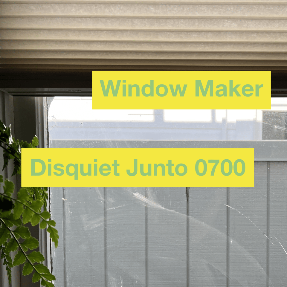 Disquiet Junto Project 0700: View Frame