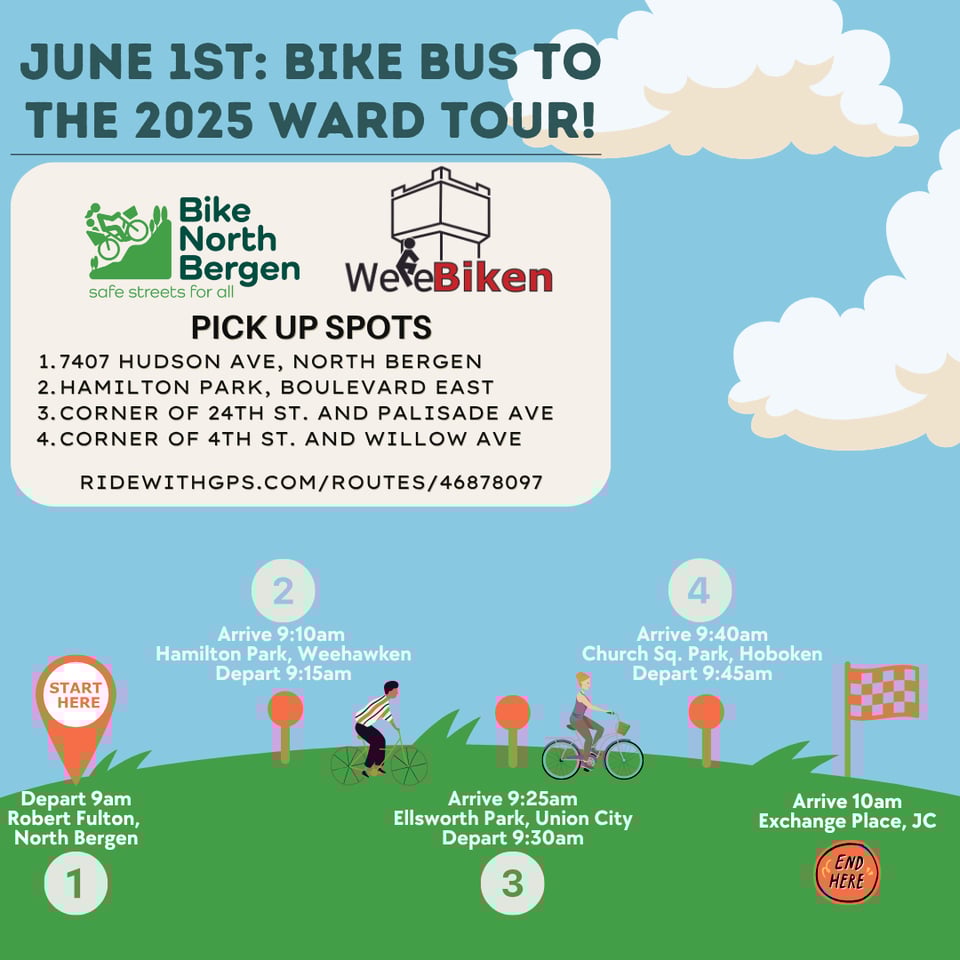 bike bus to the ward tour june 1 2025