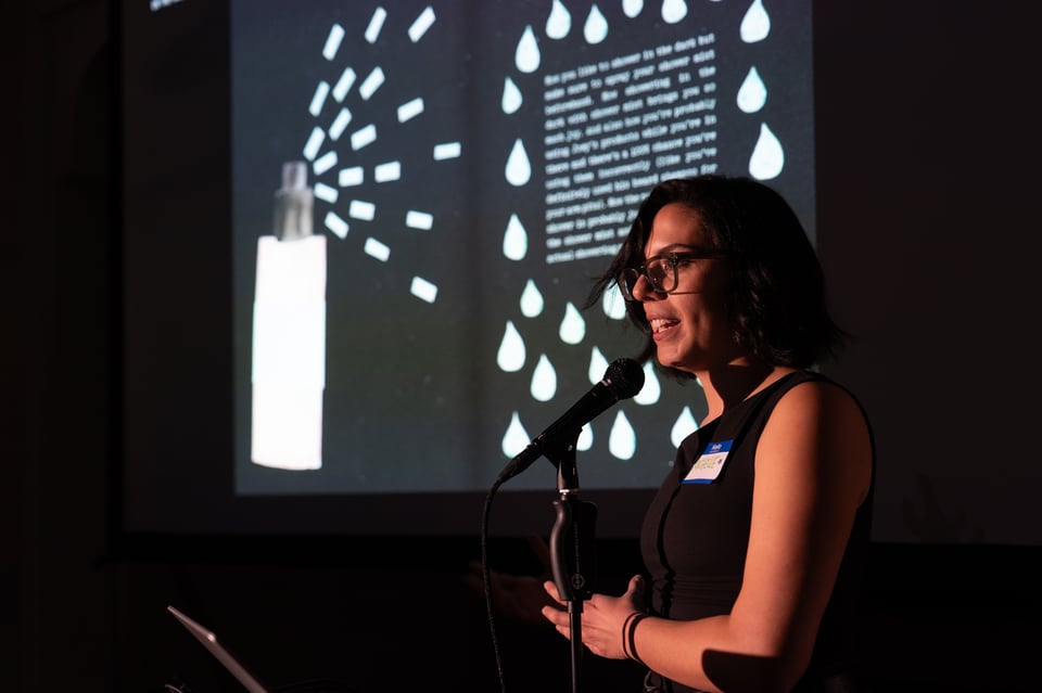 Michelle presenting at In the Making.