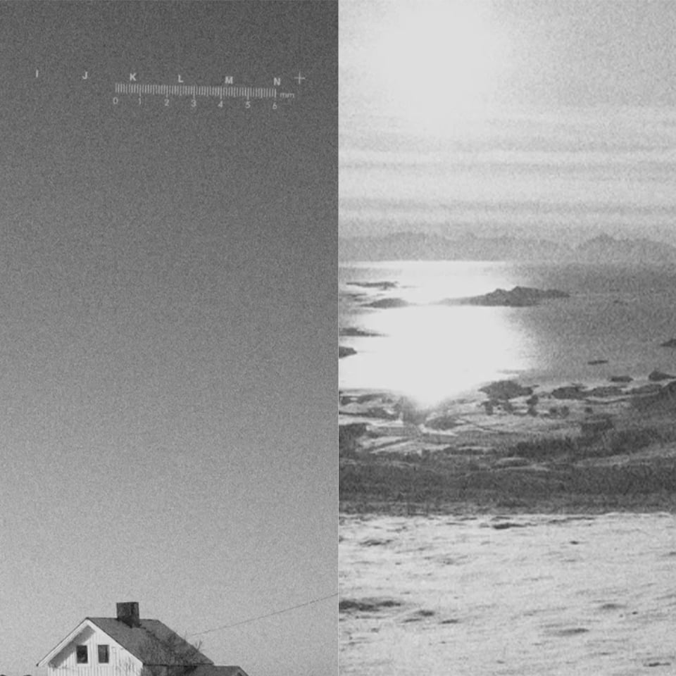 Black & white photos of from the north of Sweden