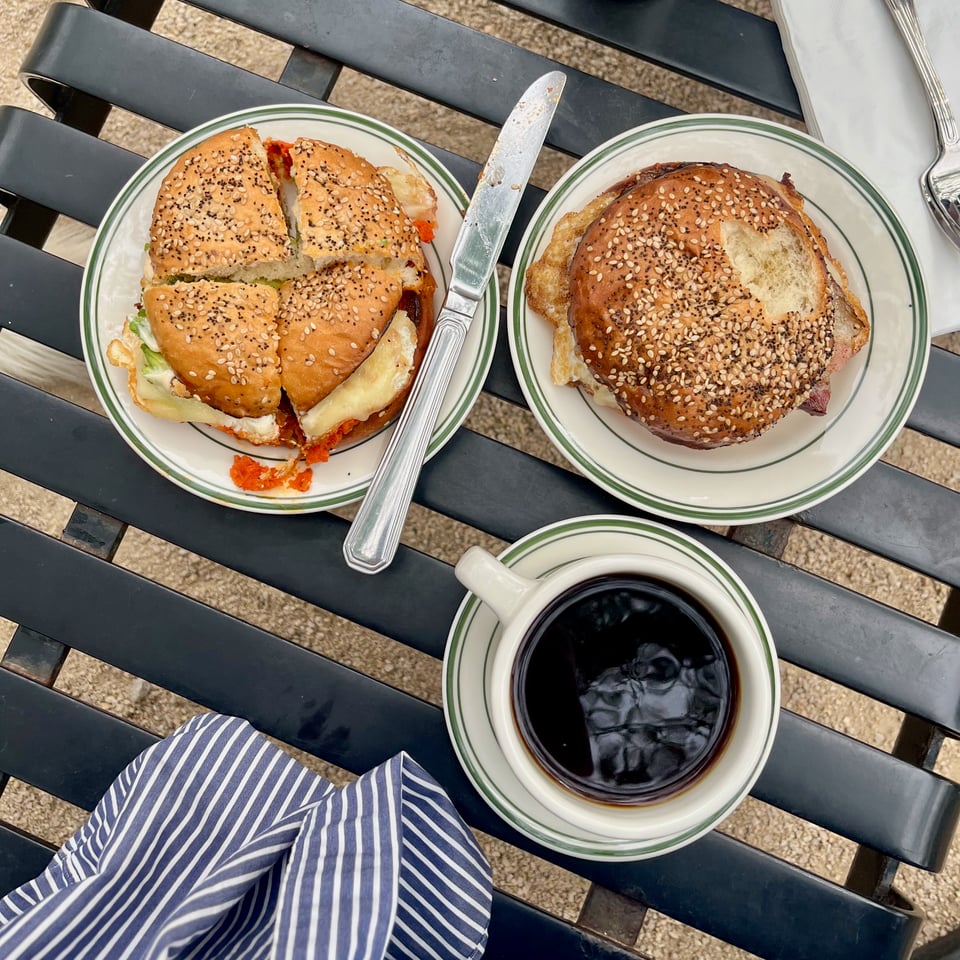 breakfast sandwiches at Matilda’s
