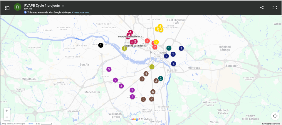 PB project location map
