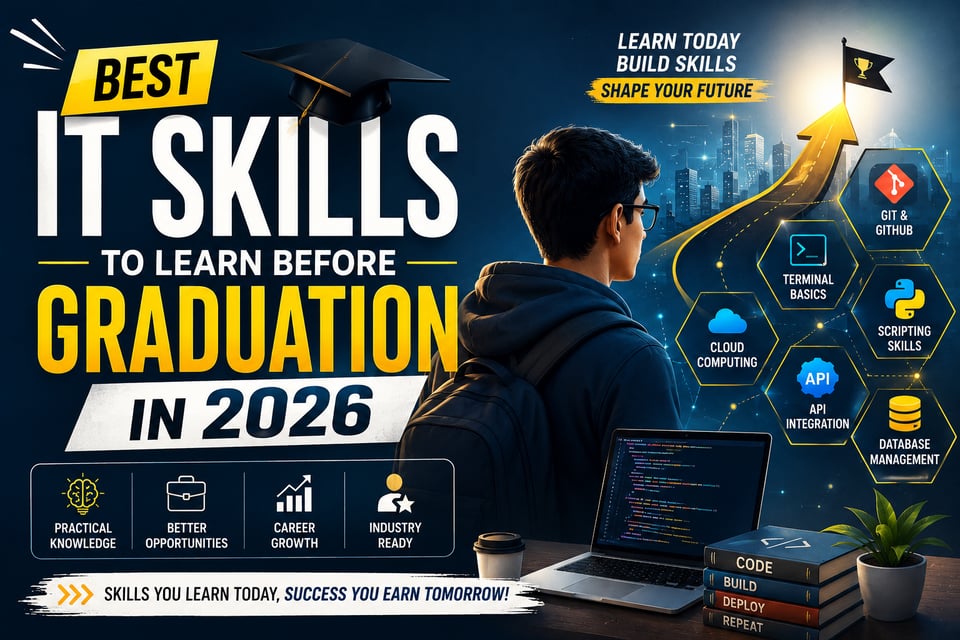 Best IT Skills to Learn Before Graduation in 2026