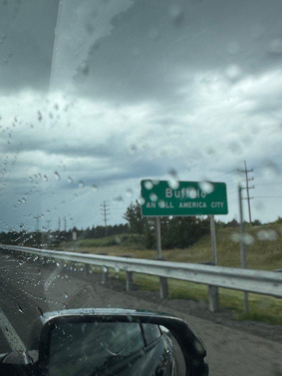 The "Buffalo: An All America City" sign