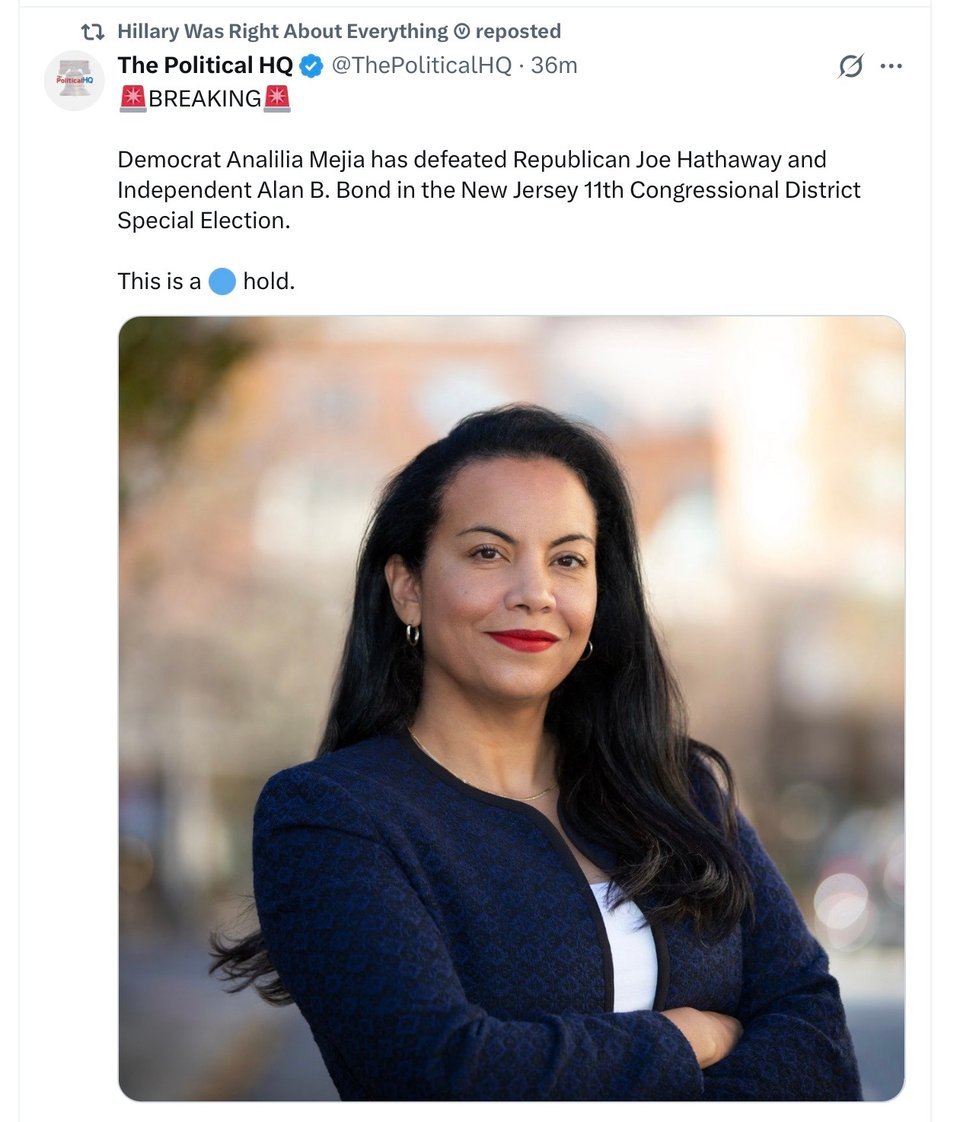 Mejia’s victory brings us closer to a Democratic majority in the House.