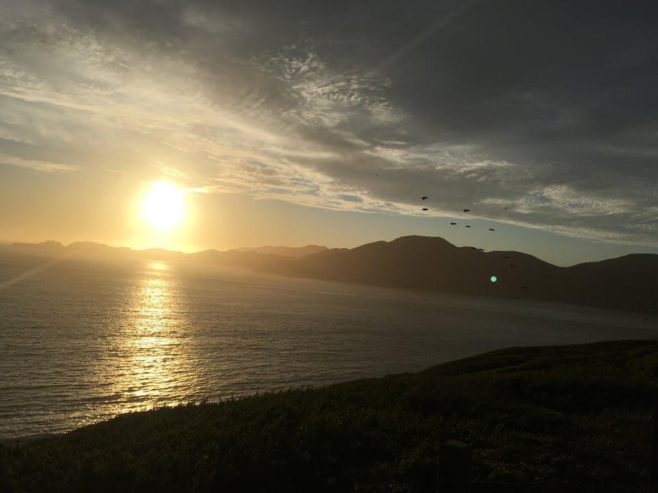 Sunset over the Marin Headlands