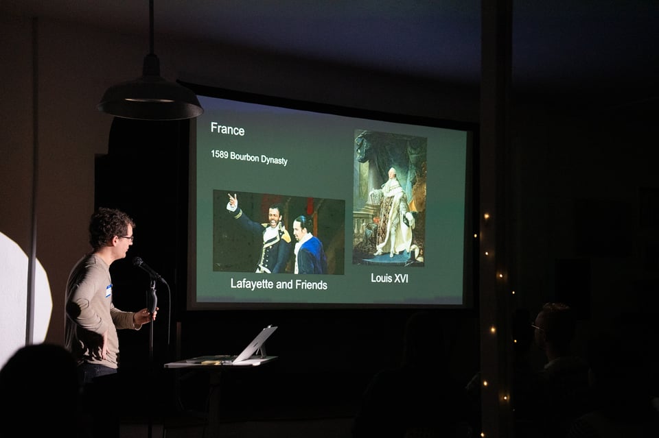 Jacob presenting.