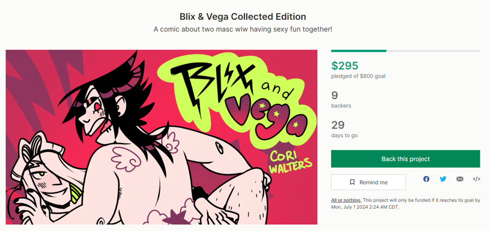 Blix & Vega Kickstarter Launch!