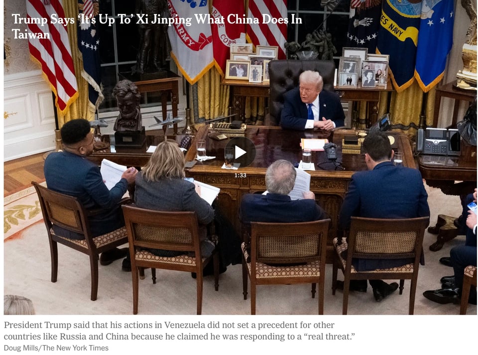 Xi will decide for China, says Trump. 